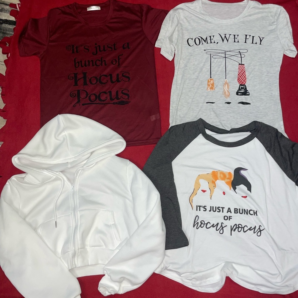 Disney Hocus Pocus Halloween Shirt lot Sz.S